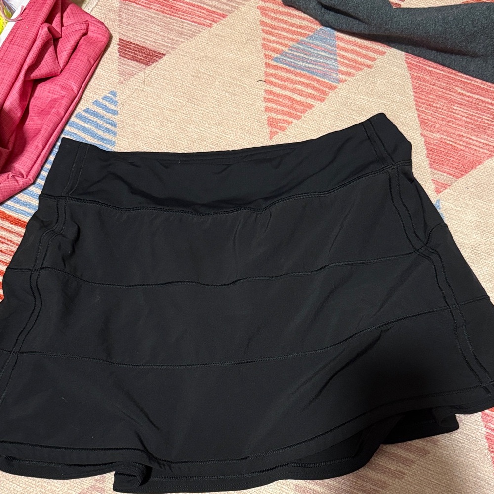 Lululemon Athletica Black Mini Skirt
